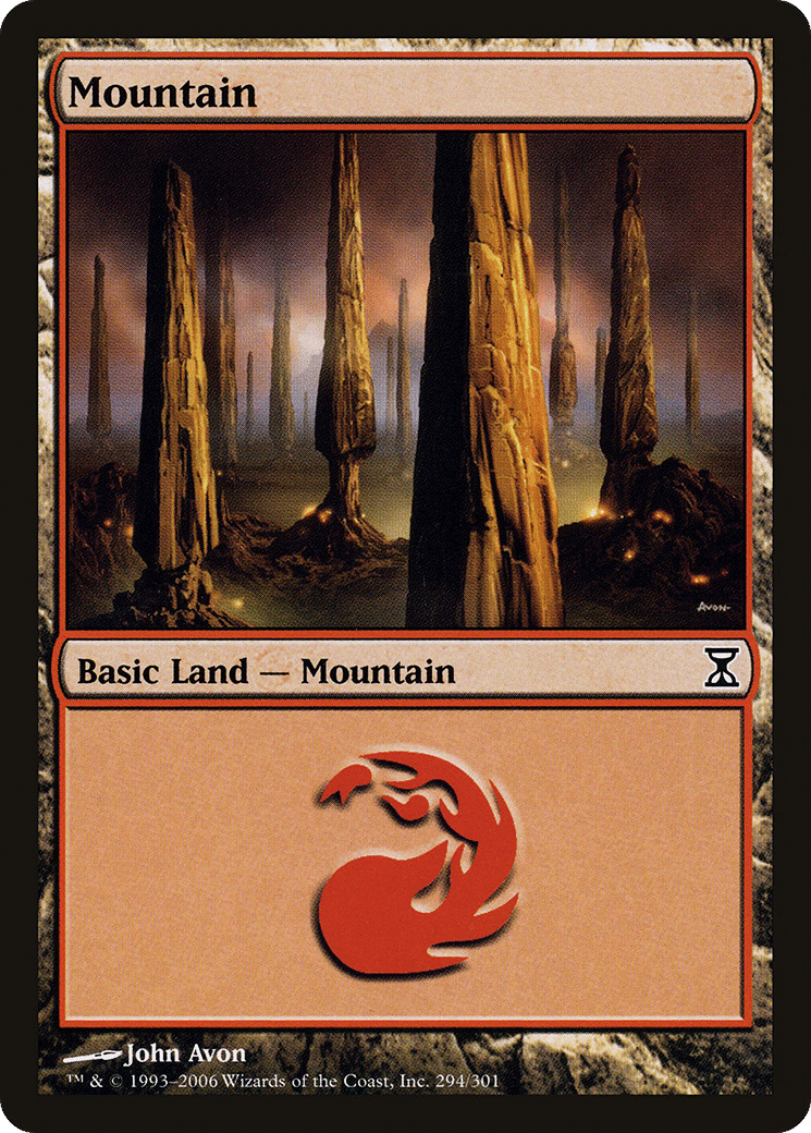Mountain — Time Spiral — Magic: The Gathering