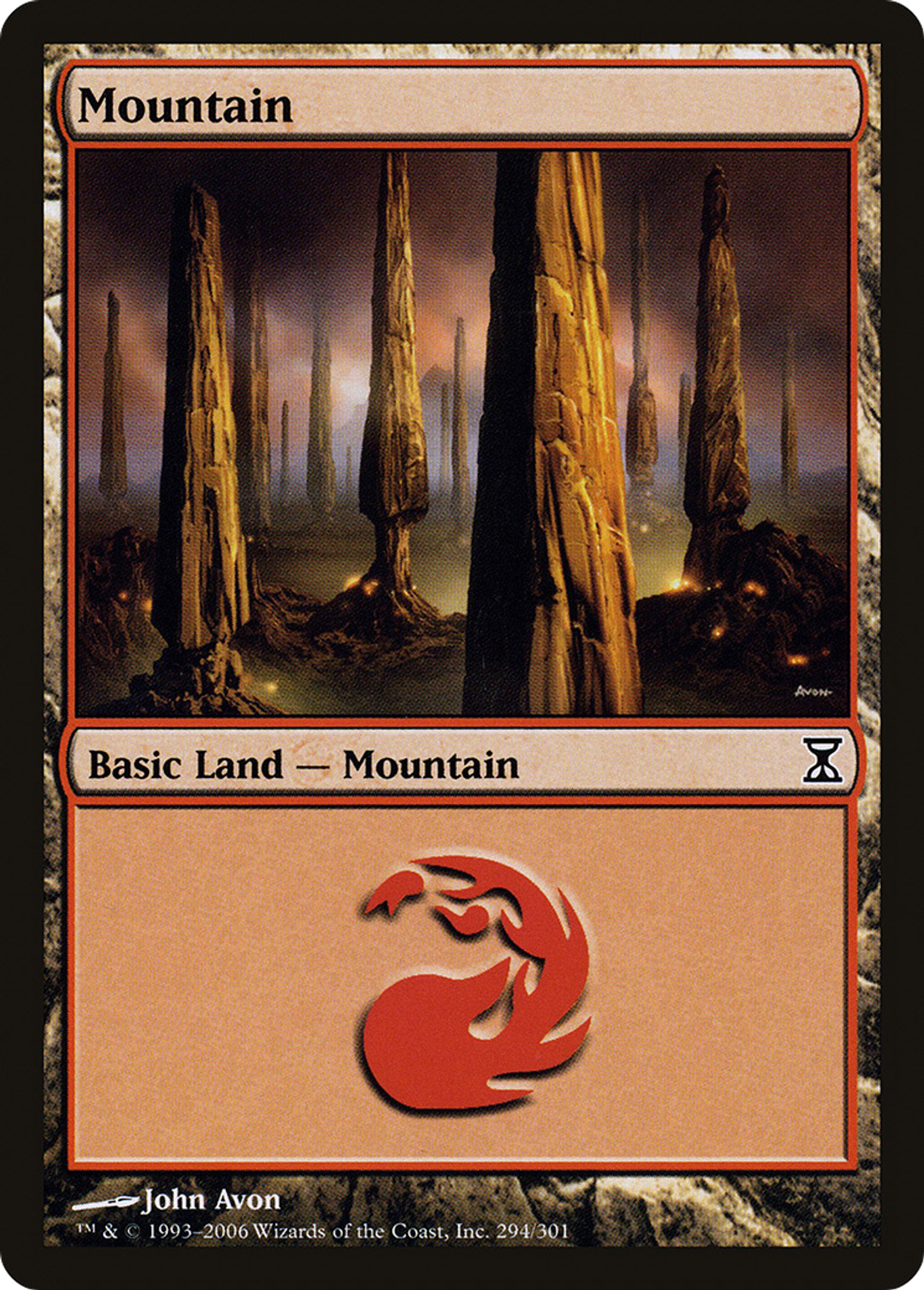 Mountain — Time Spiral — Magic: The Gathering