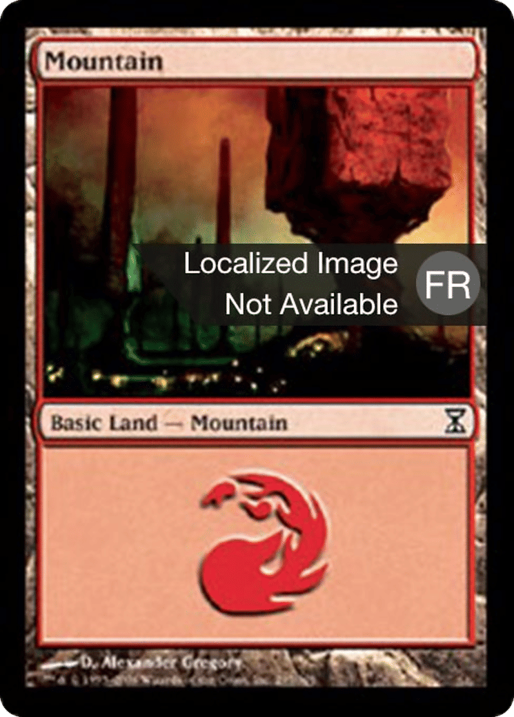Montagne — Time Spiral — Magic: The Gathering