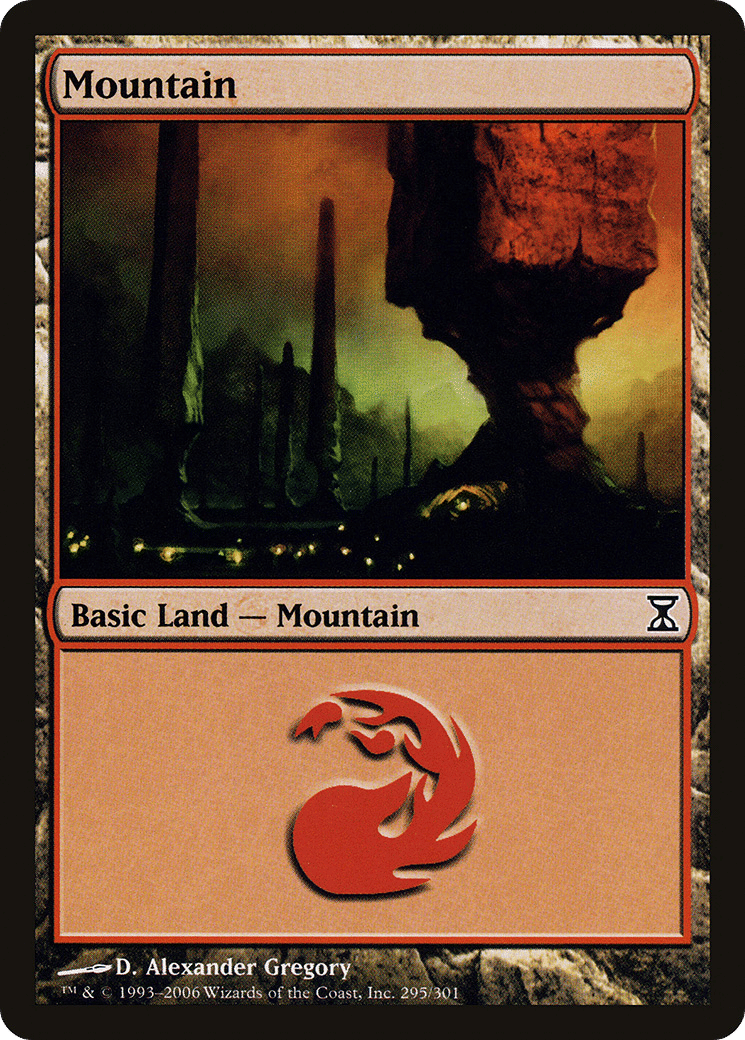 Mountain — Time Spiral — Magic: The Gathering