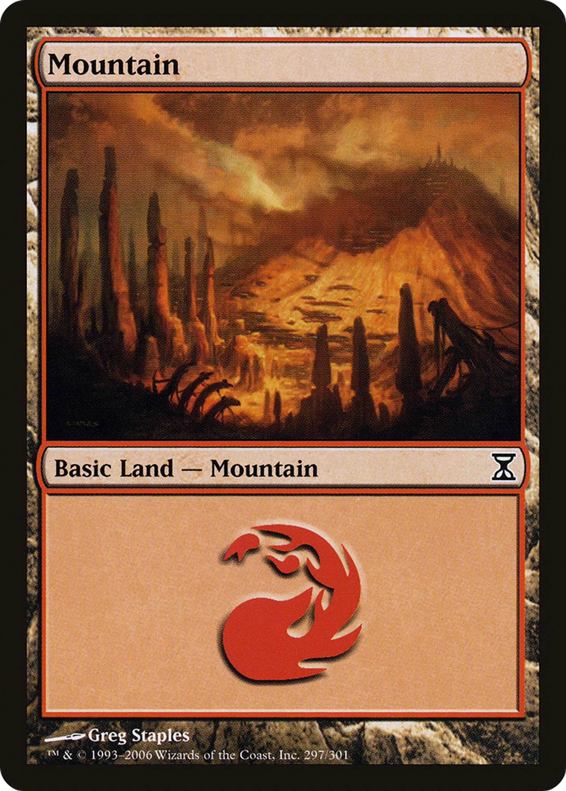 Mountain — Time Spiral — Magic: The Gathering