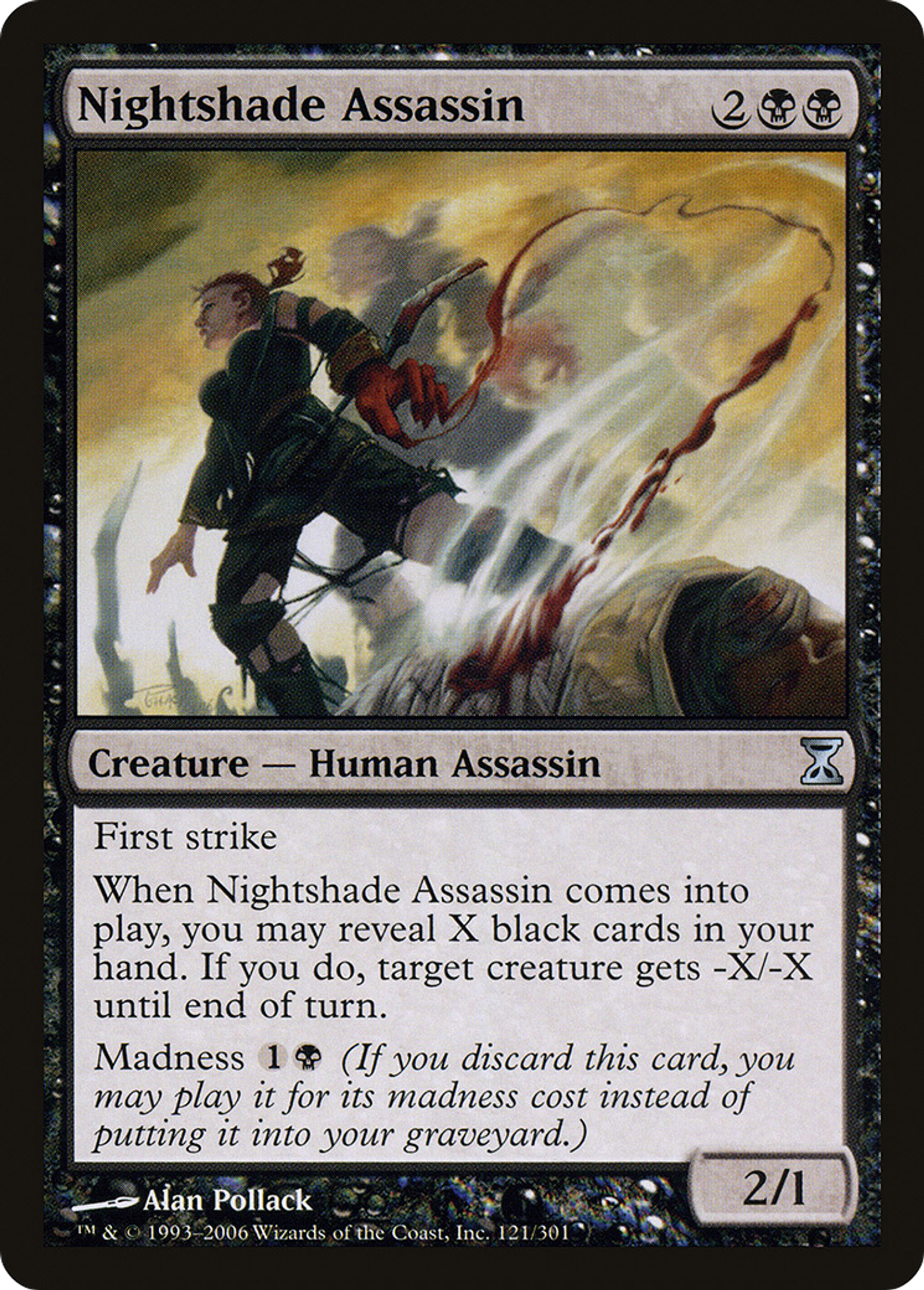 Nightshade Assassin — Time Spiral — Magic: The Gathering