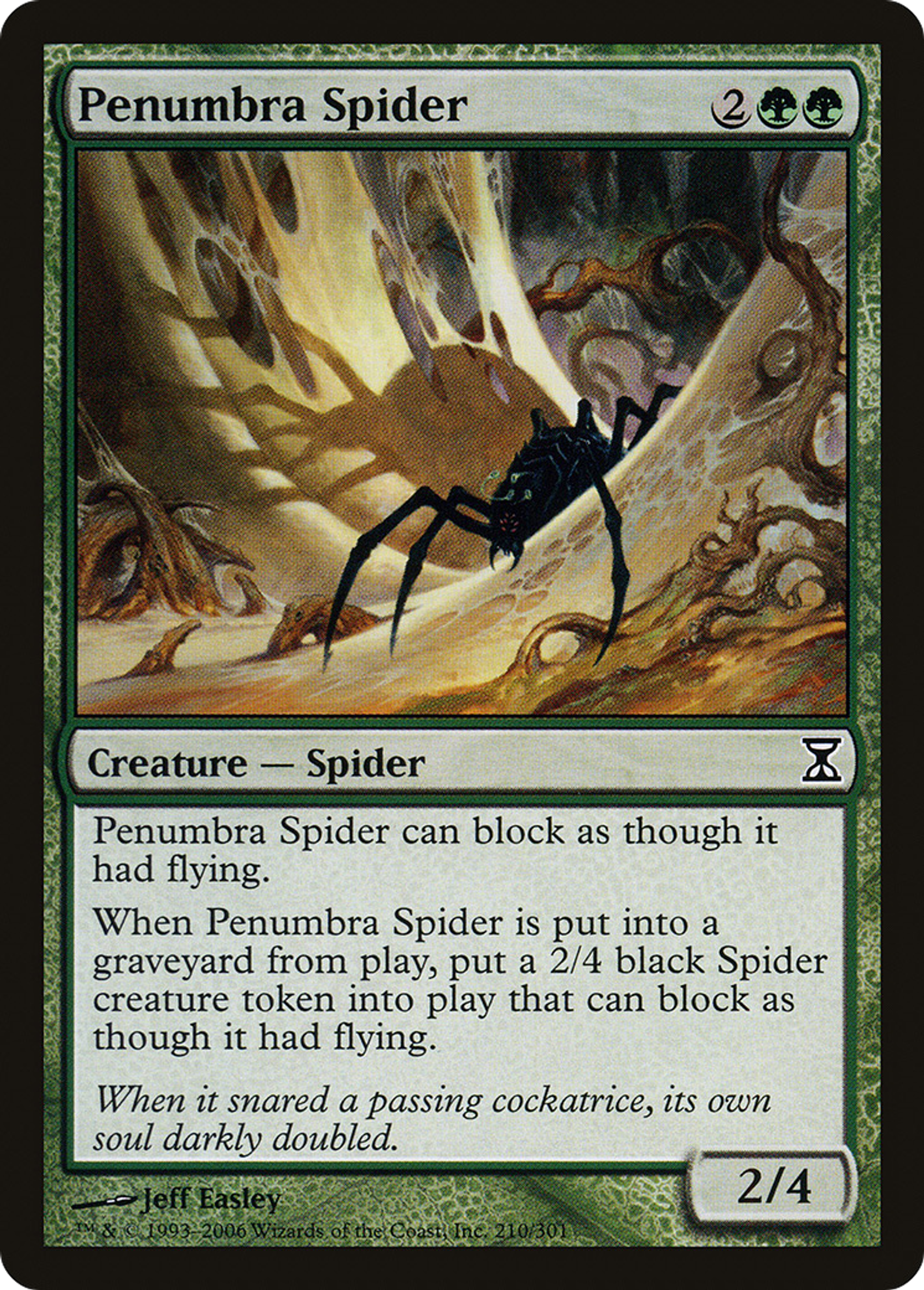 Araignée de la pénombre — Time Spiral — Magic: The Gathering