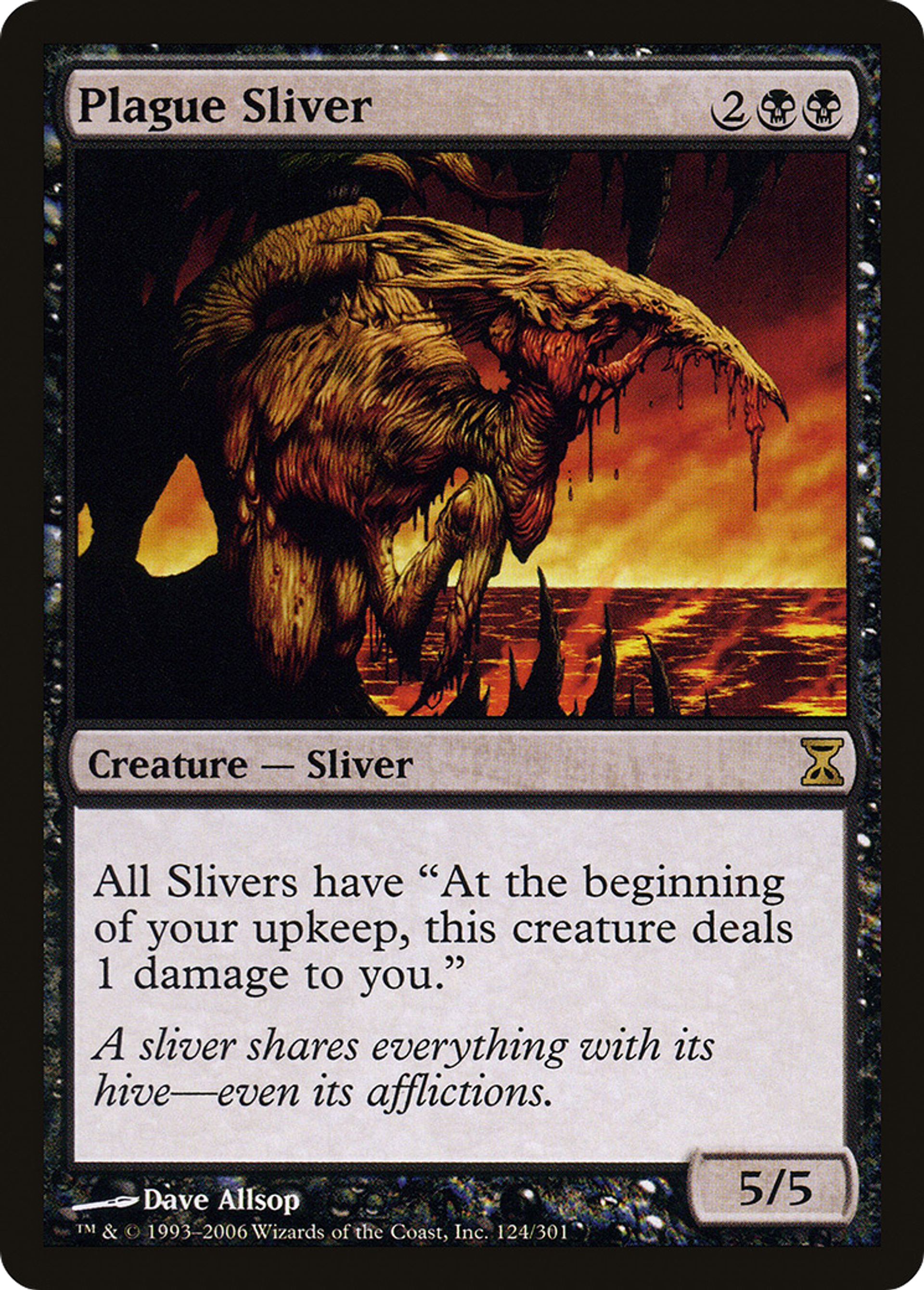 Plague Sliver — Time Spiral — Magic: The Gathering