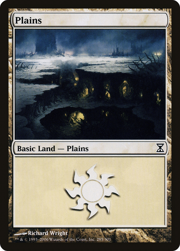 Plains — Time Spiral — Magic: The Gathering