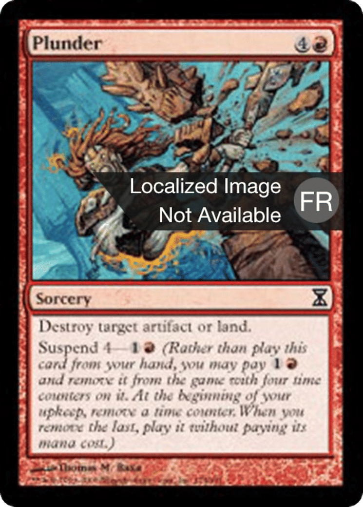 Saccagement — Time Spiral — Magic: The Gathering