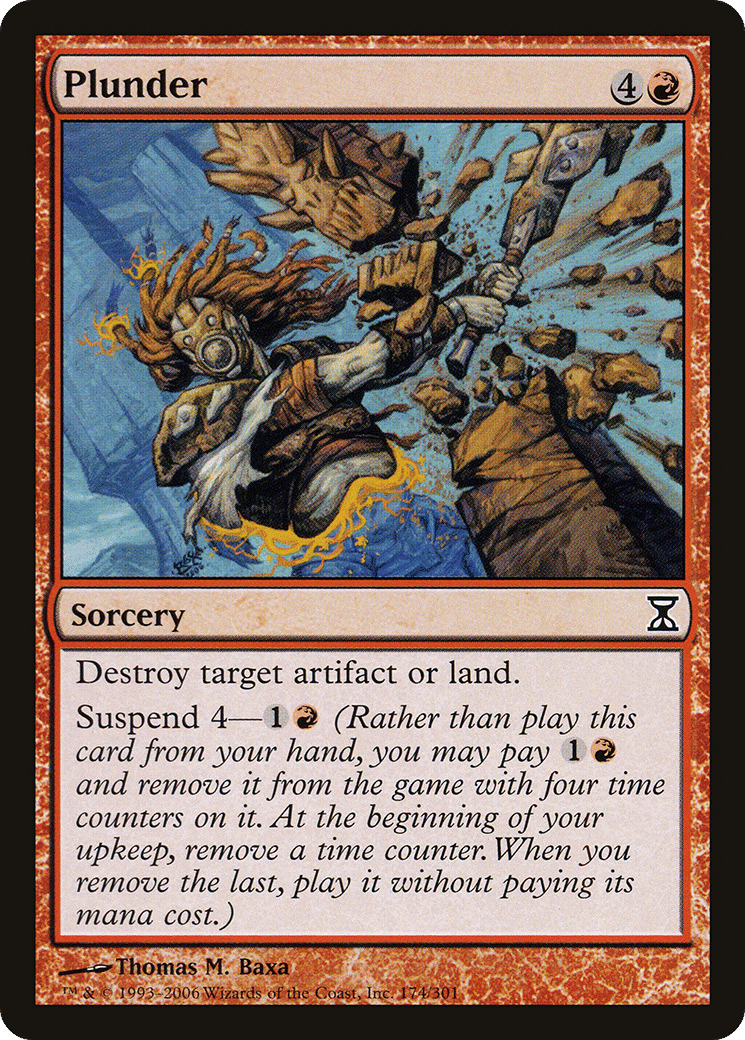 Plunder — Time Spiral — Magic: The Gathering