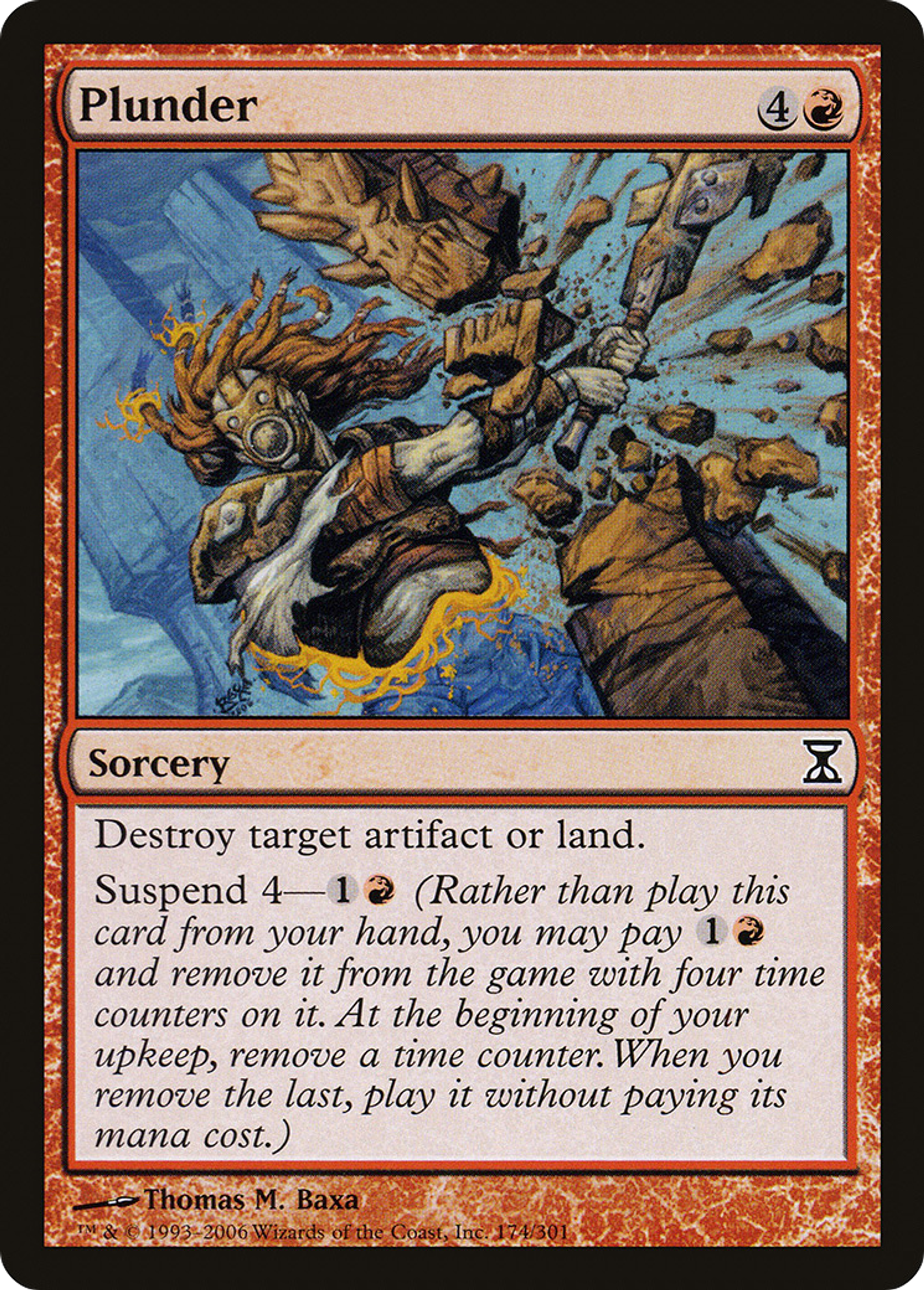 Saccagement — Time Spiral — Magic: The Gathering