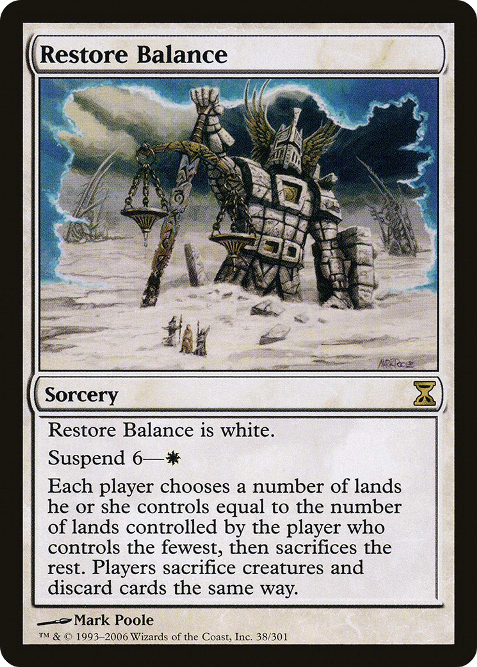 Restore Balance — Time Spiral — Magic: The Gathering