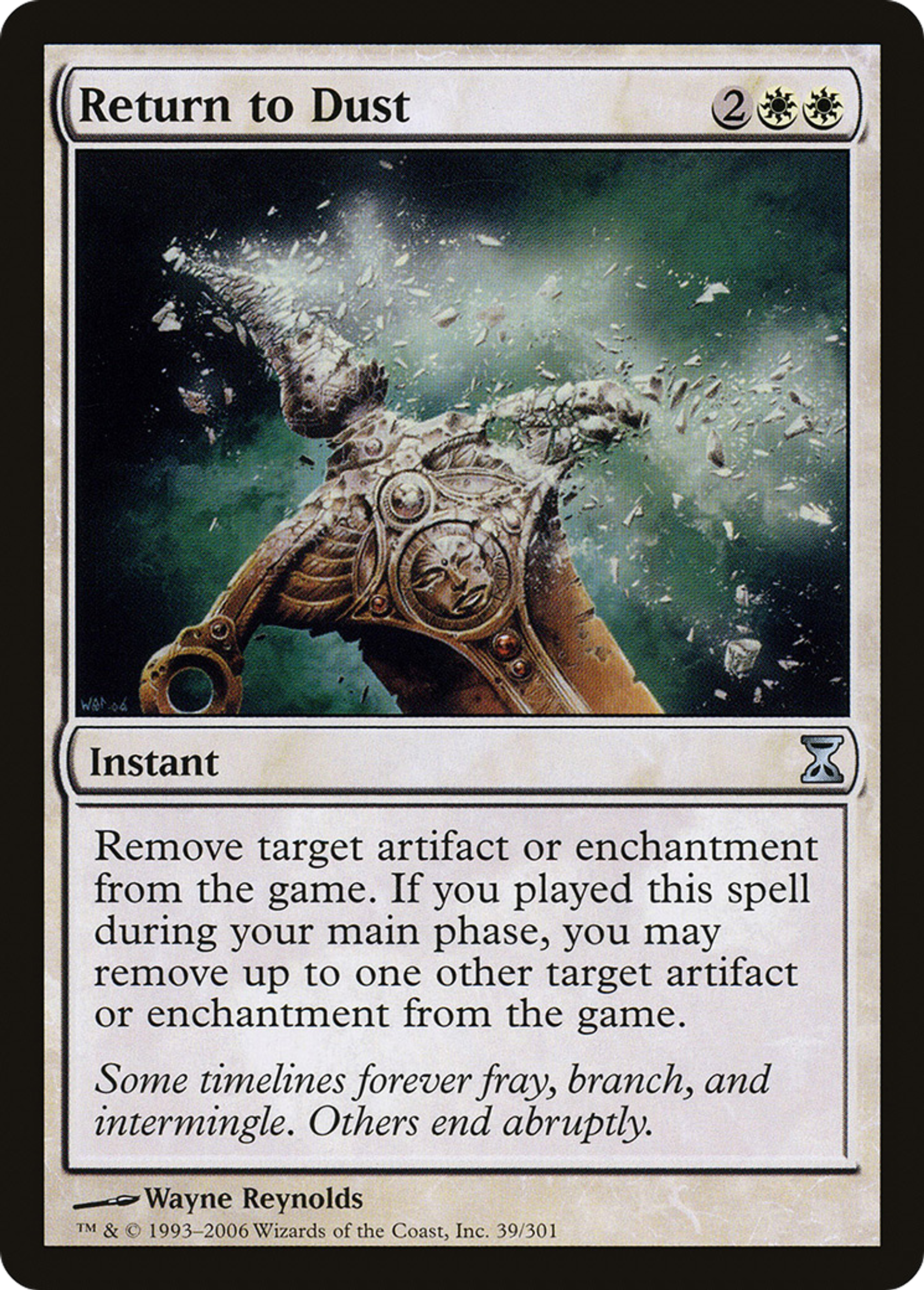 Return to Dust — Time Spiral — Magic: The Gathering
