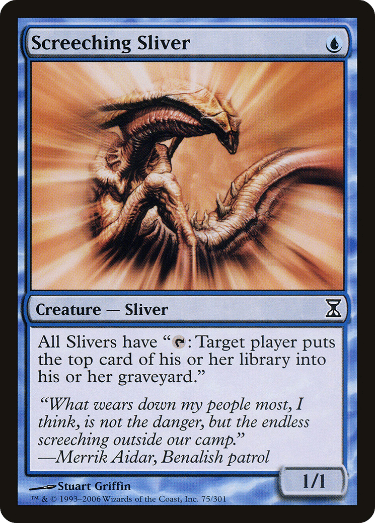 Screeching Sliver — Time Spiral — Magic: The Gathering