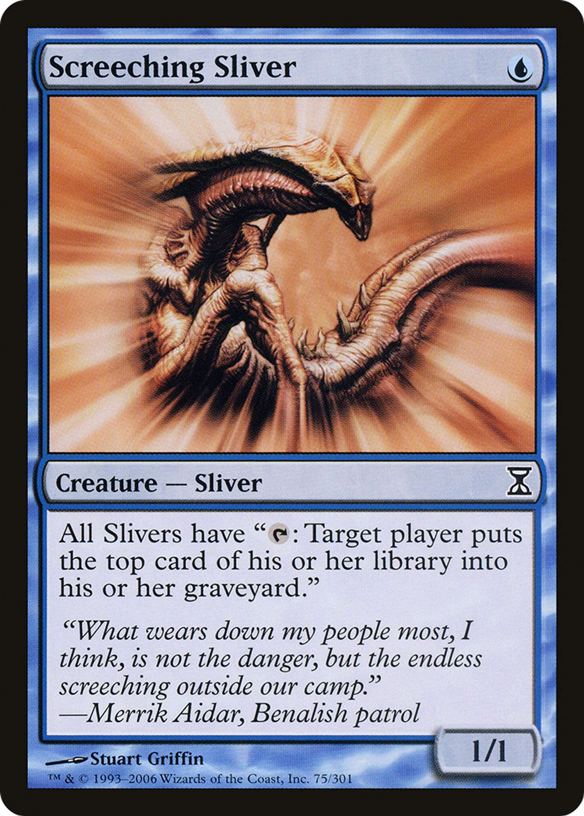 Screeching Sliver — Time Spiral — Magic: The Gathering