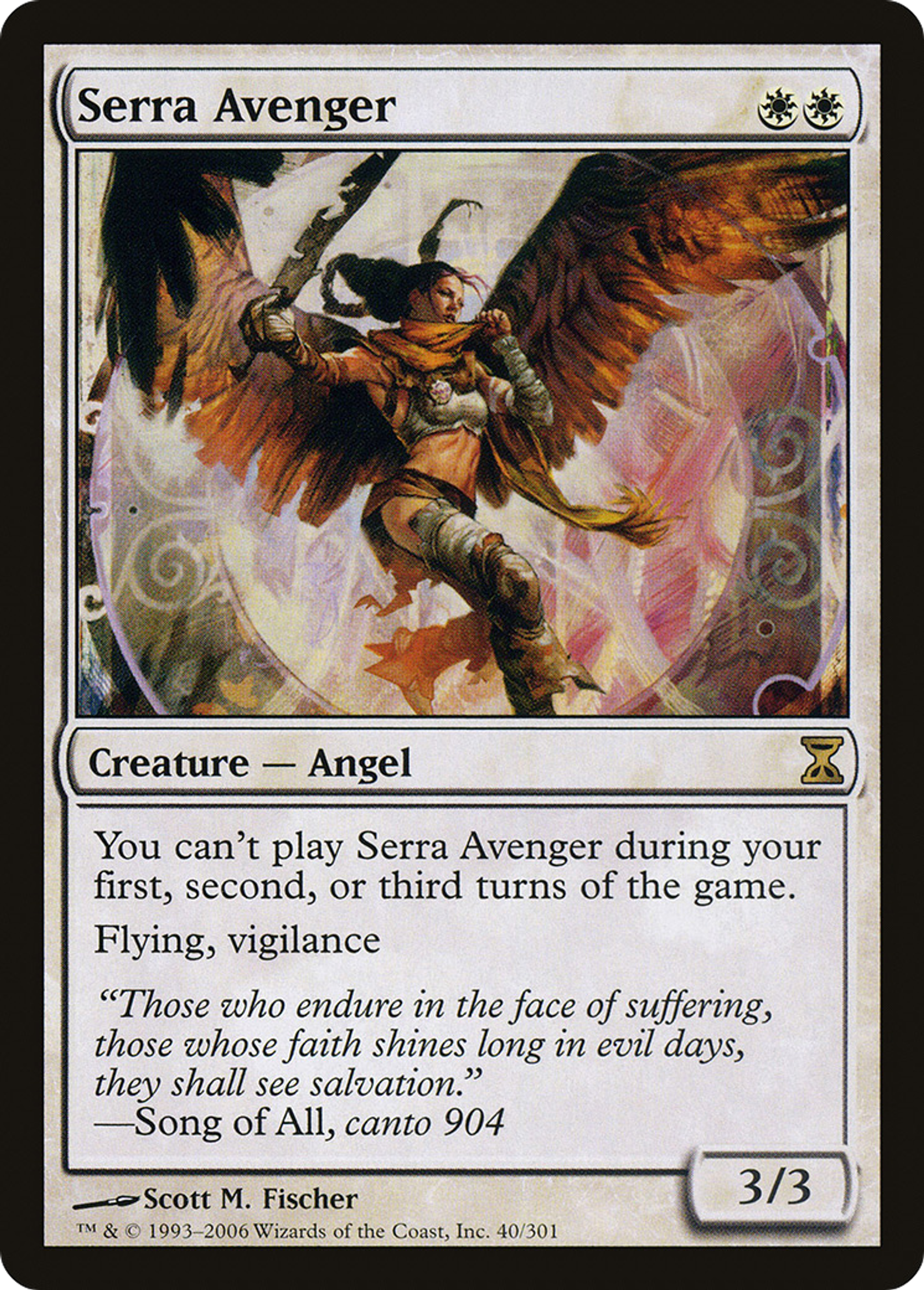 Serra Avenger — Time Spiral — Magic: The Gathering