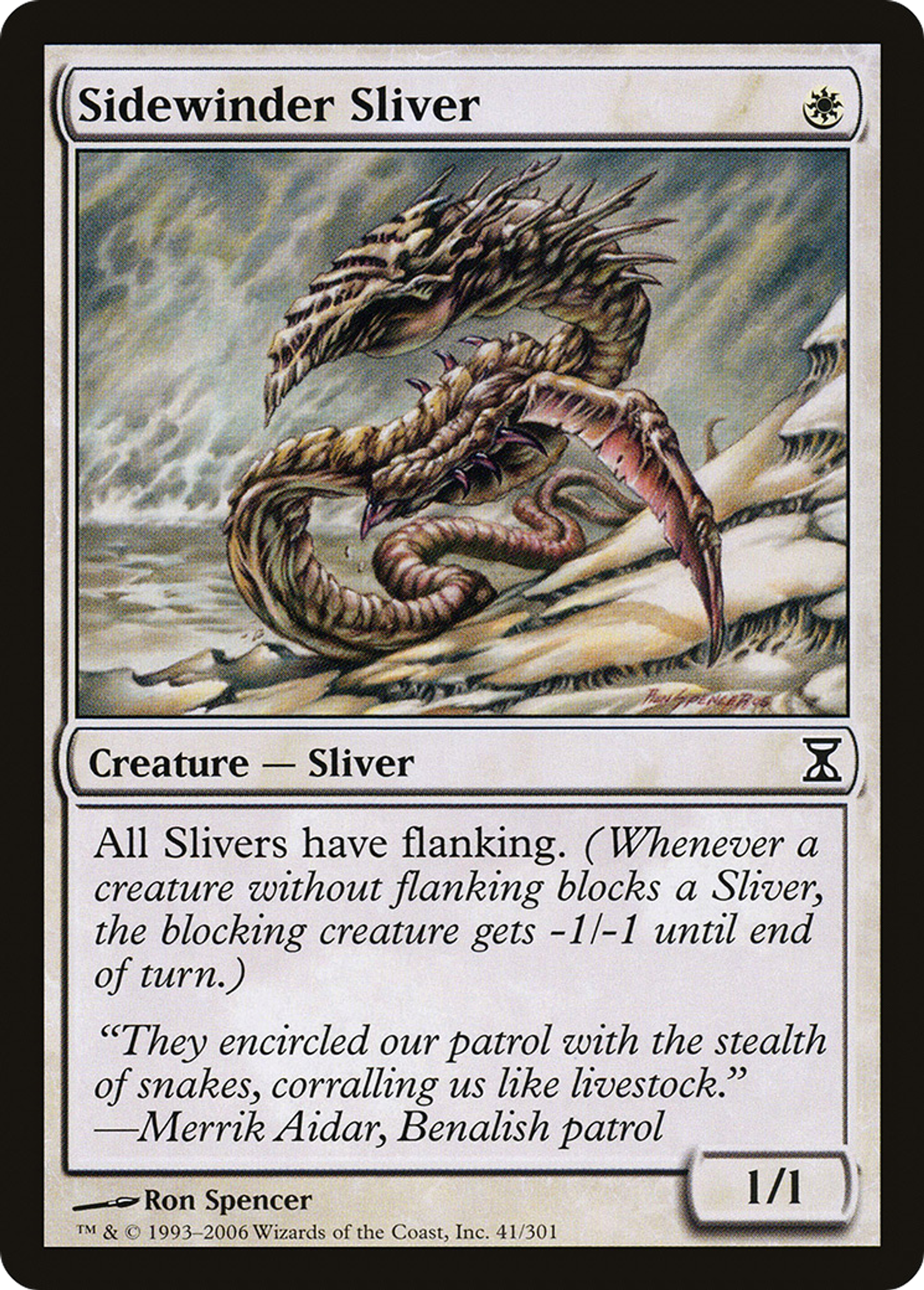 Sidewinder Sliver — Time Spiral — Magic: The Gathering