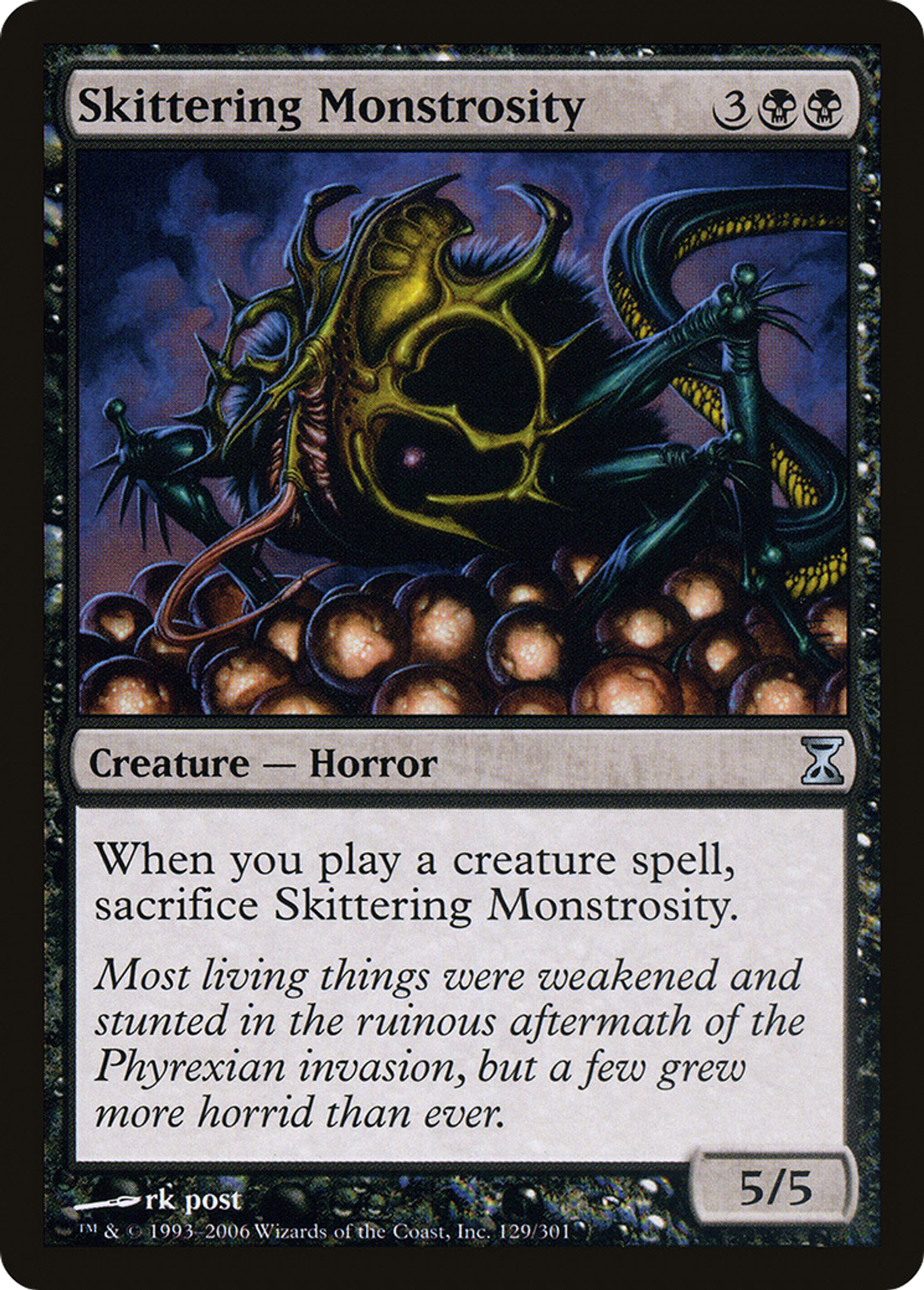 Skittering Monstrosity — Time Spiral — Magic: The Gathering