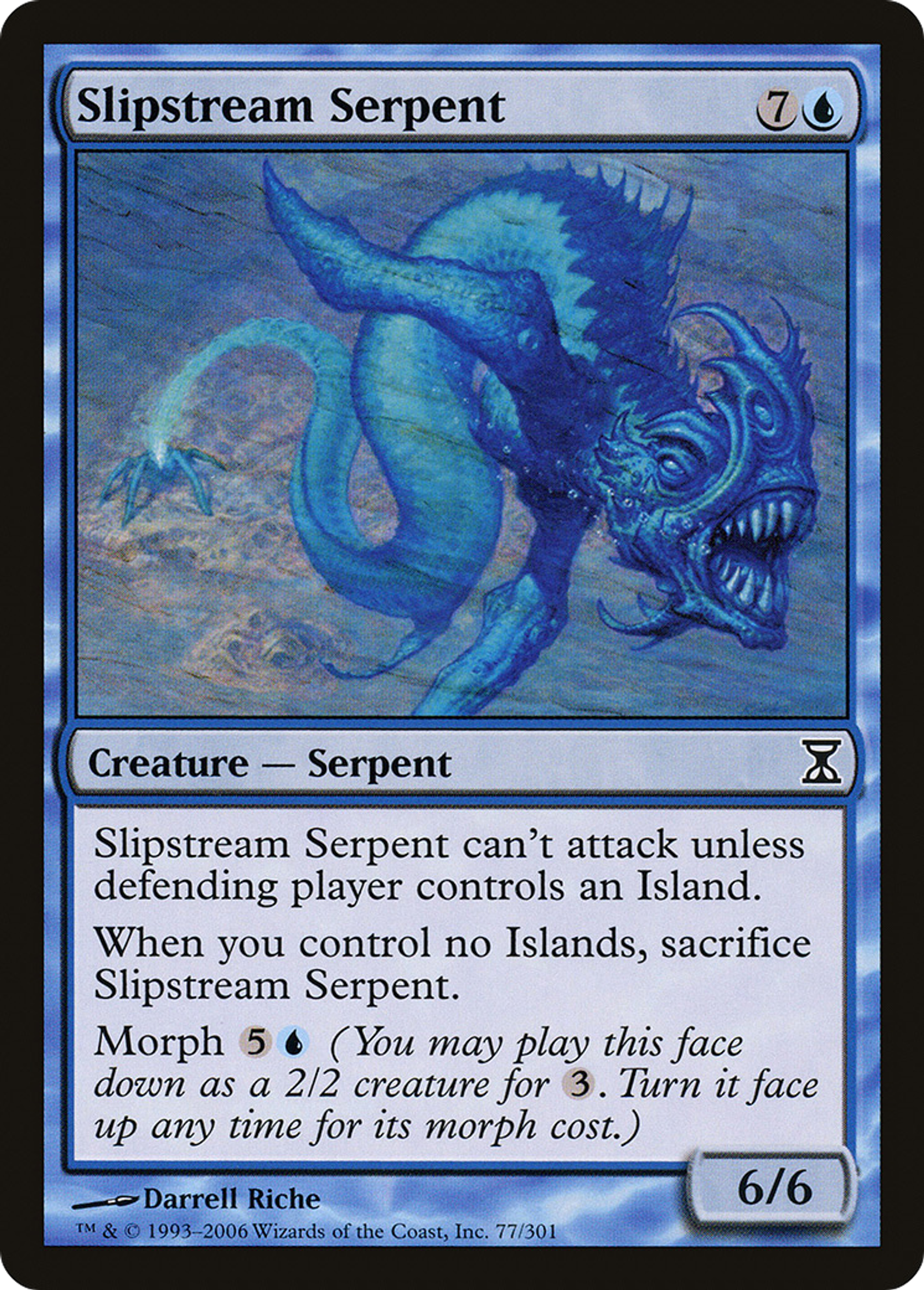 Slipstream Serpent — Time Spiral — Magic: The Gathering