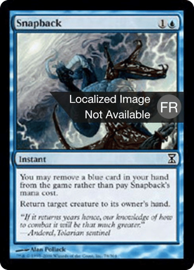 Prise en retour — Time Spiral — Magic: The Gathering