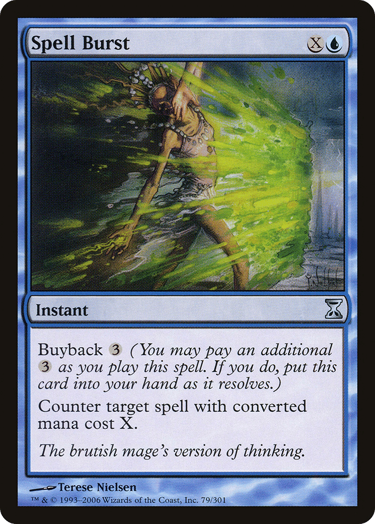 Spell Burst — Time Spiral — Magic: The Gathering