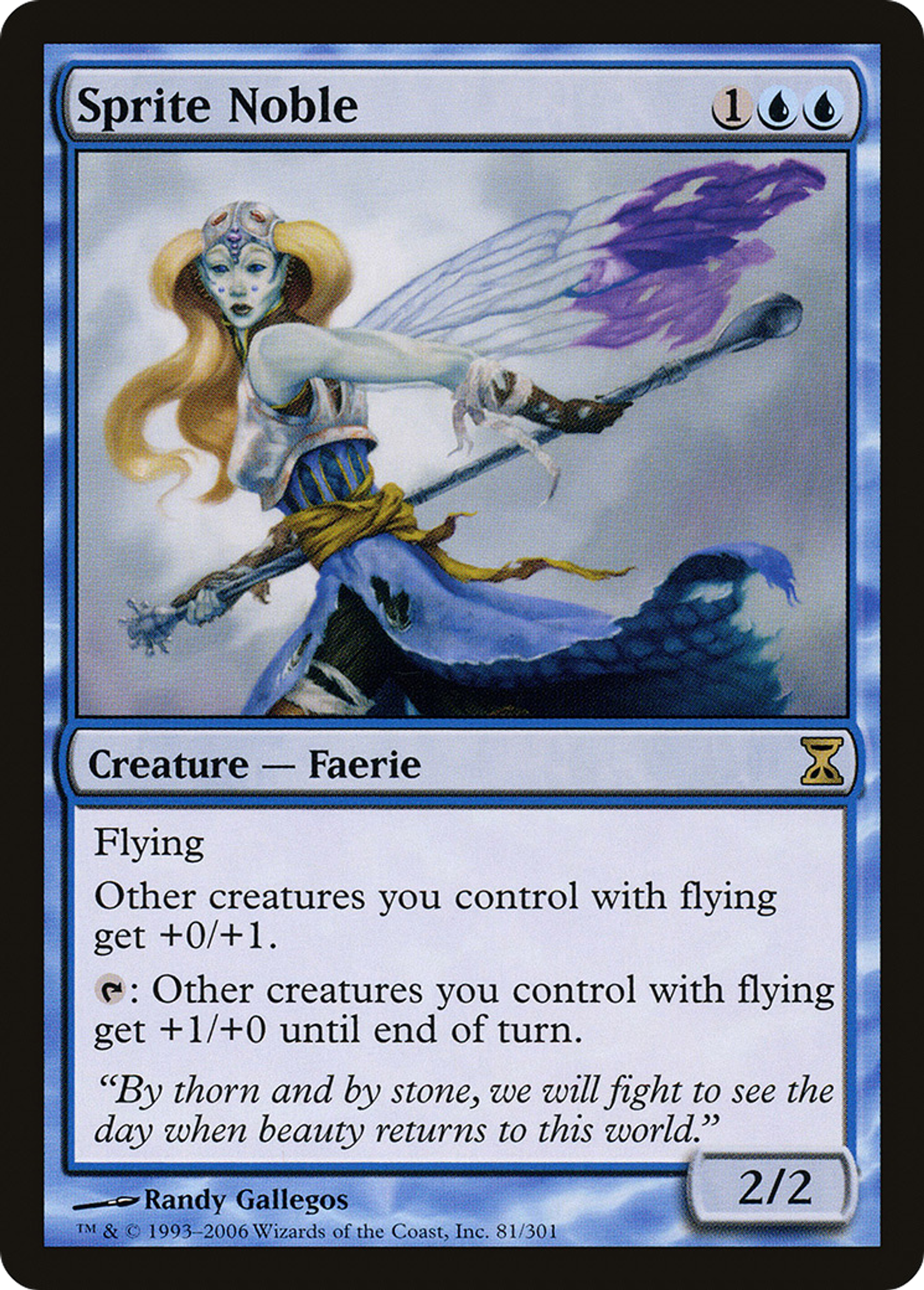 Noble farfadette — Time Spiral — Magic: The Gathering