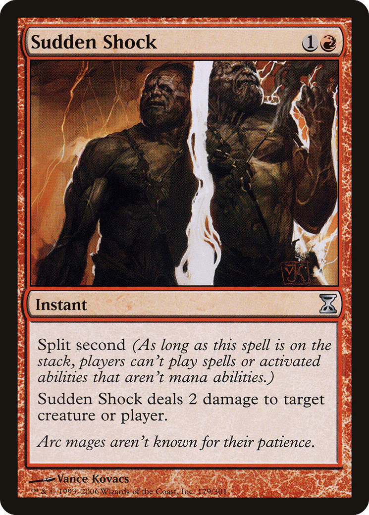 Choc soudain — Time Spiral — Magic: The Gathering
