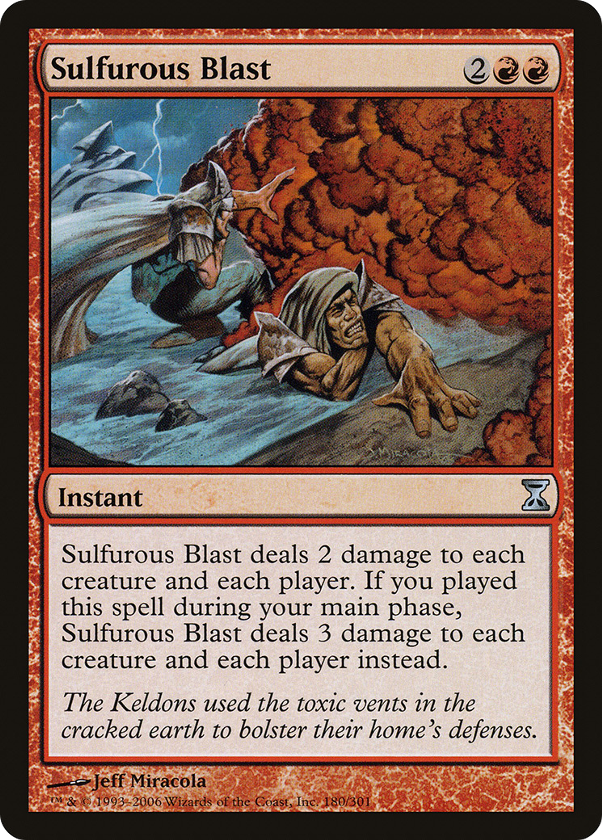 Salve sulfureuse — Time Spiral — Magic: The Gathering