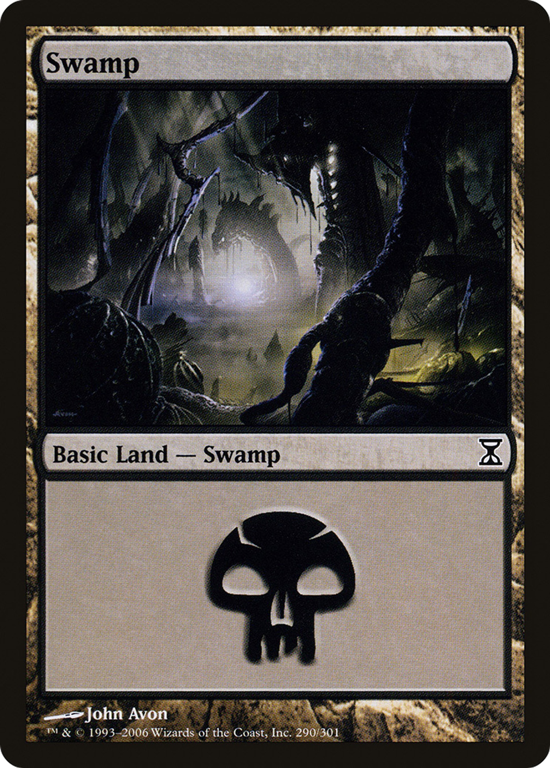 Swamp — Time Spiral — Magic: The Gathering
