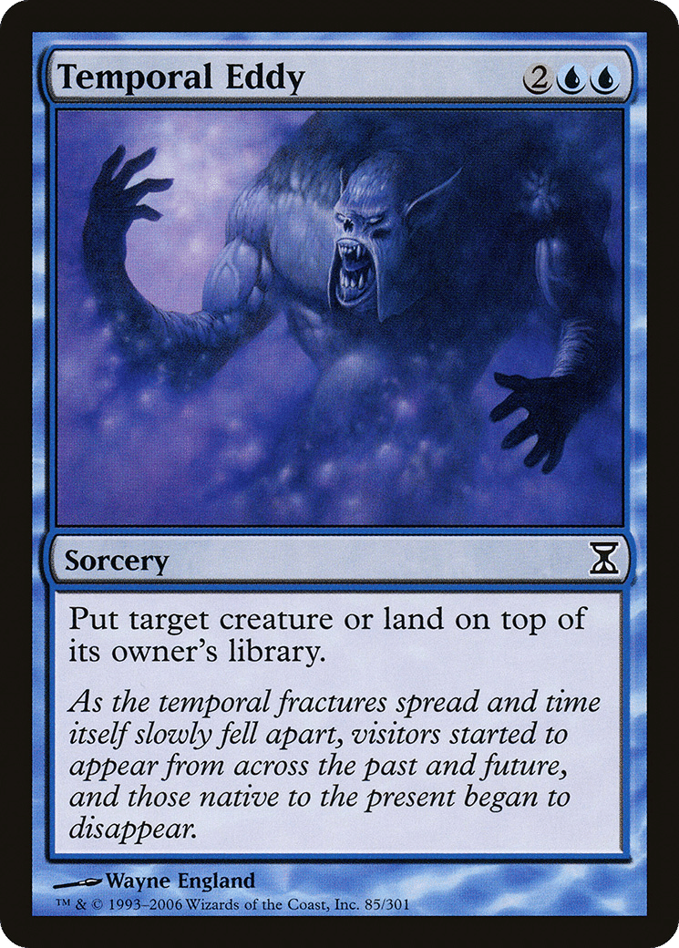 Temporal Eddy — Time Spiral — Magic: The Gathering