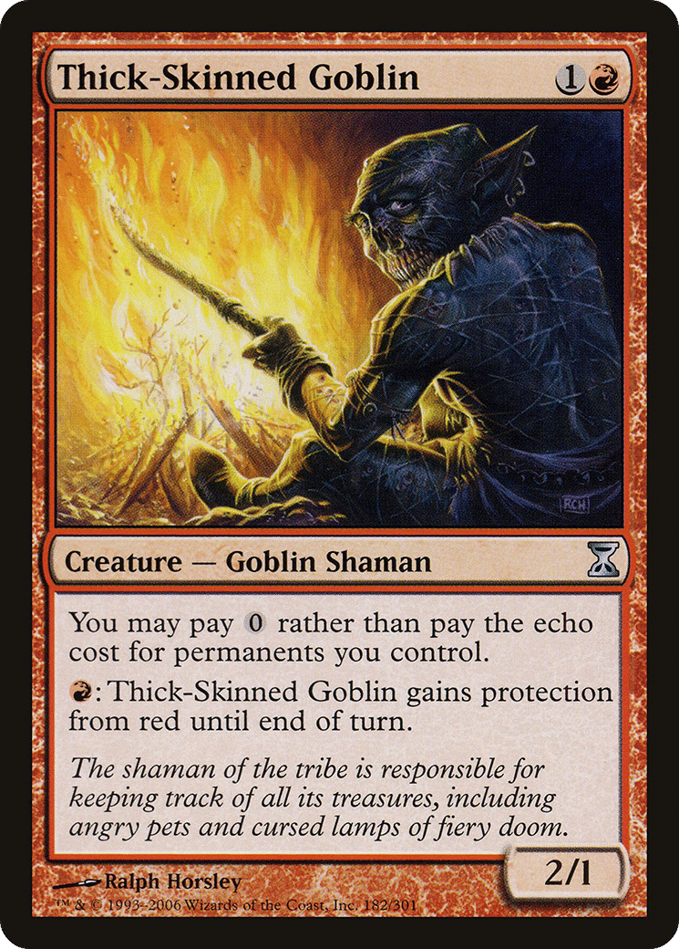 Thick-Skinned Goblin — Time Spiral — Magic: The Gathering