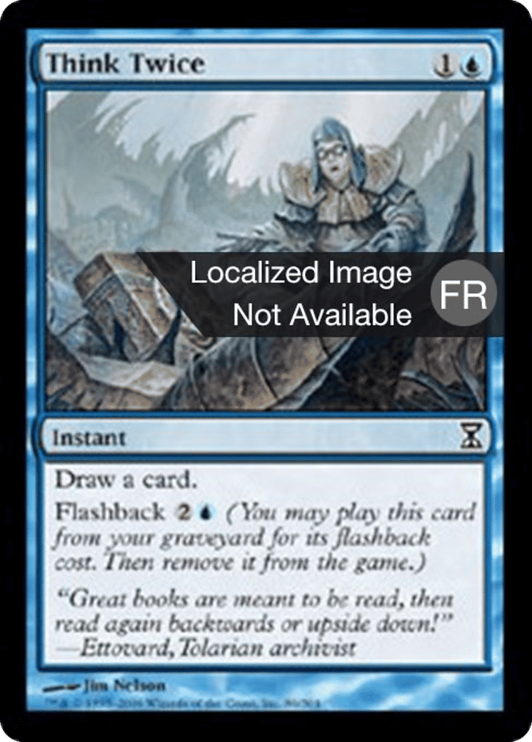 Réfléchir à deux fois — Time Spiral — Magic: The Gathering