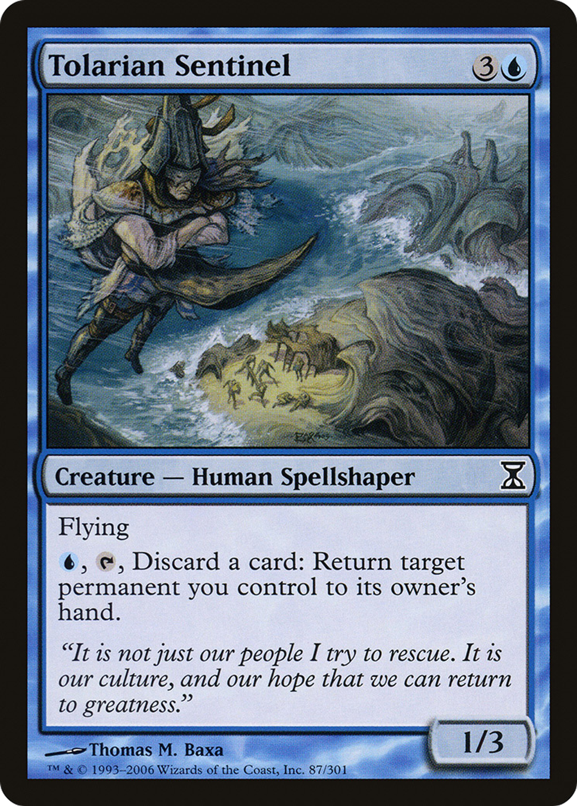 Tolarian Sentinel — Time Spiral — Magic: The Gathering