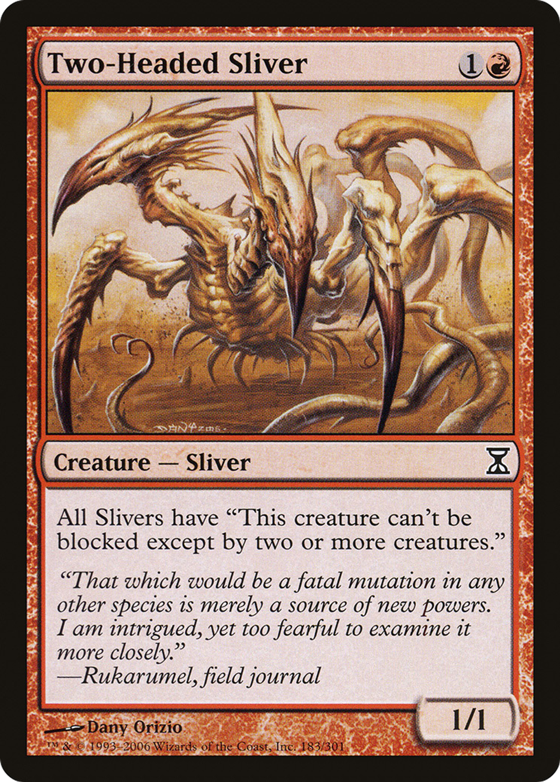 Slivoïde à deux têtes — Time Spiral — Magic: The Gathering