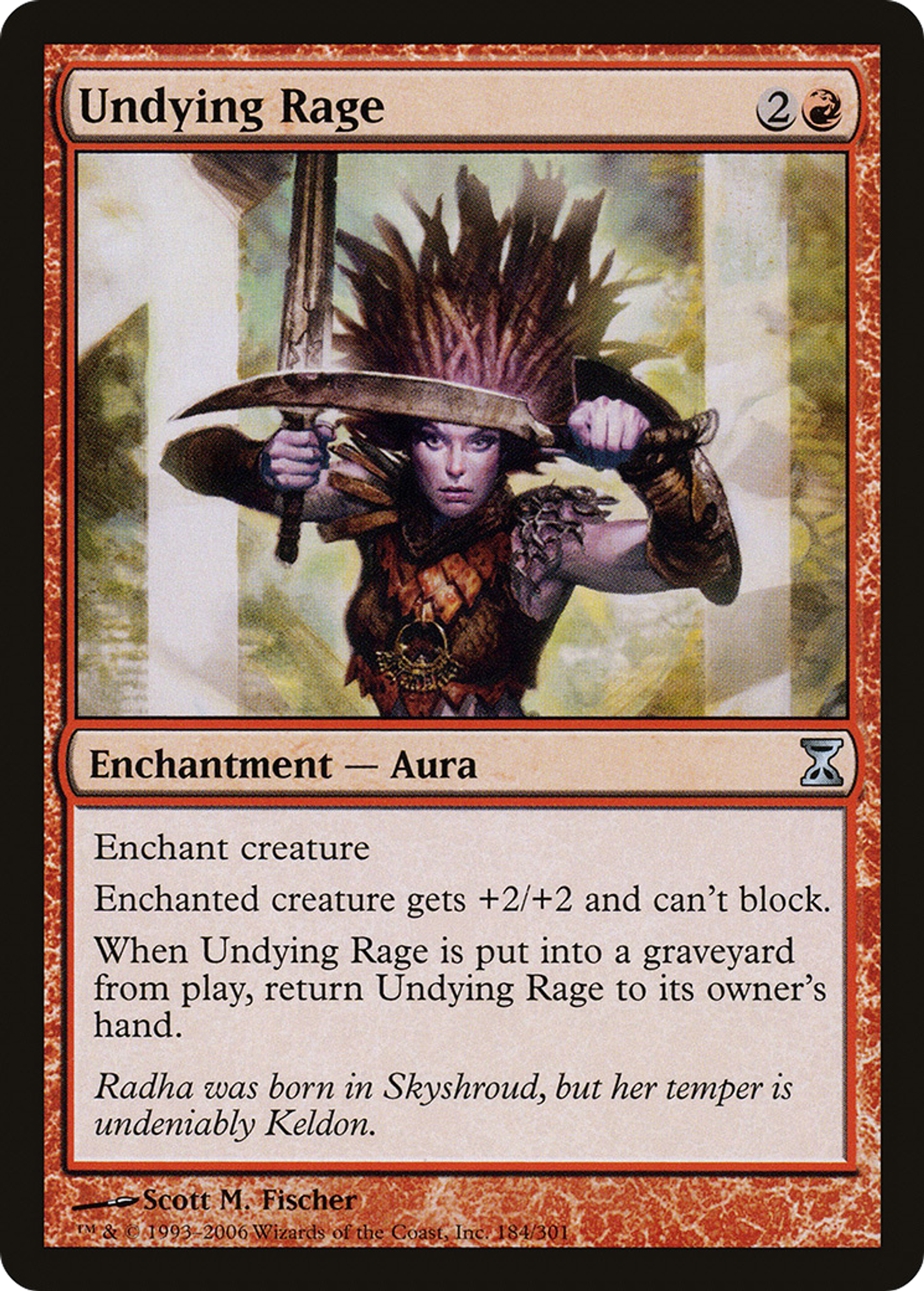 Rage inextinguible — Time Spiral — Magic: The Gathering