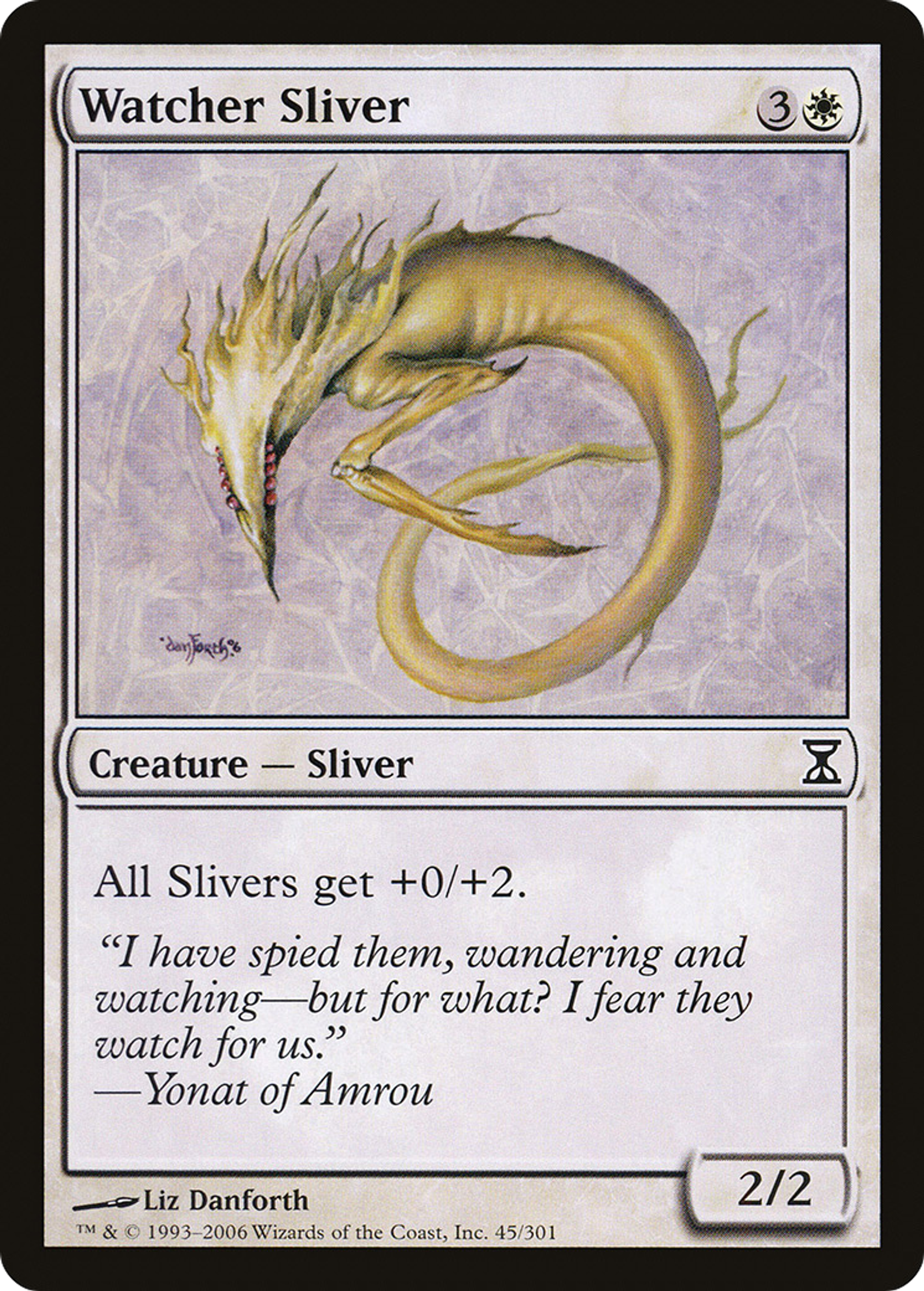 Watcher Sliver — Time Spiral — Magic: The Gathering