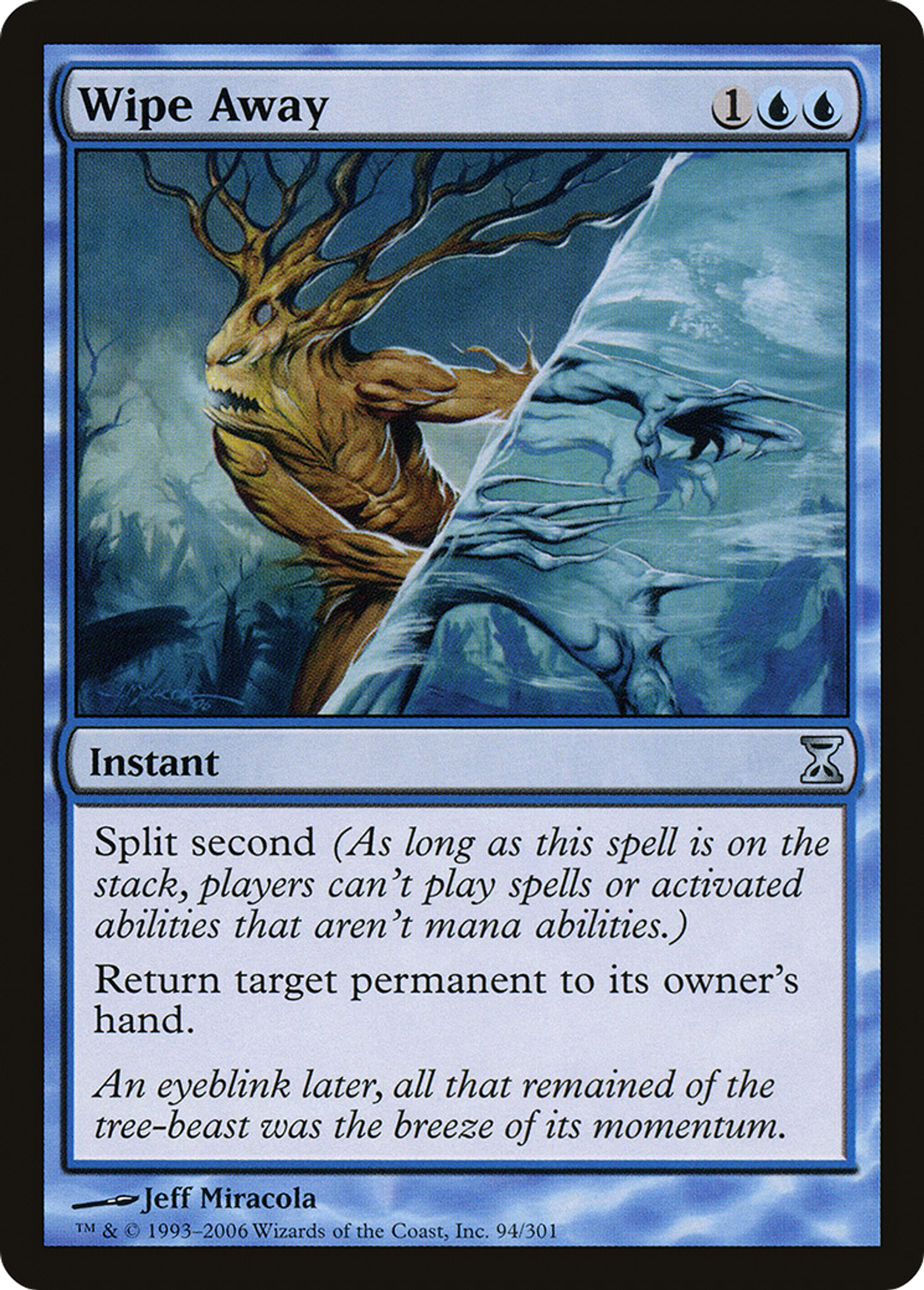 Wipe Away — Time Spiral — Magic: The Gathering