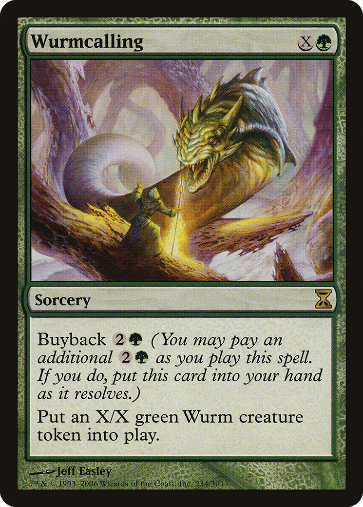 Wurmcalling — Time Spiral — Magic: The Gathering