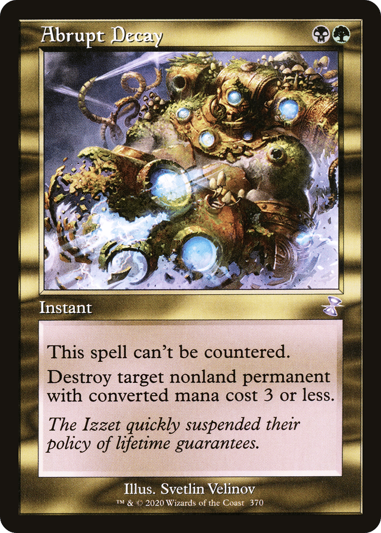 Abrupt Decay — Time Spiral Remastered — Magic: The Gathering