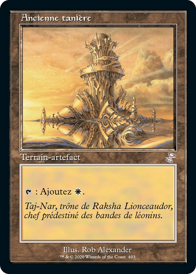 Ancienne tanière — Time Spiral Remastered — Magic: The Gathering