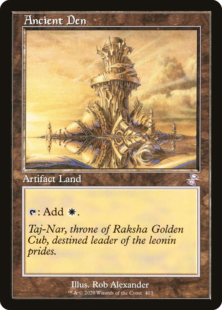 Ancient Den — Time Spiral Remastered — Magic: The Gathering