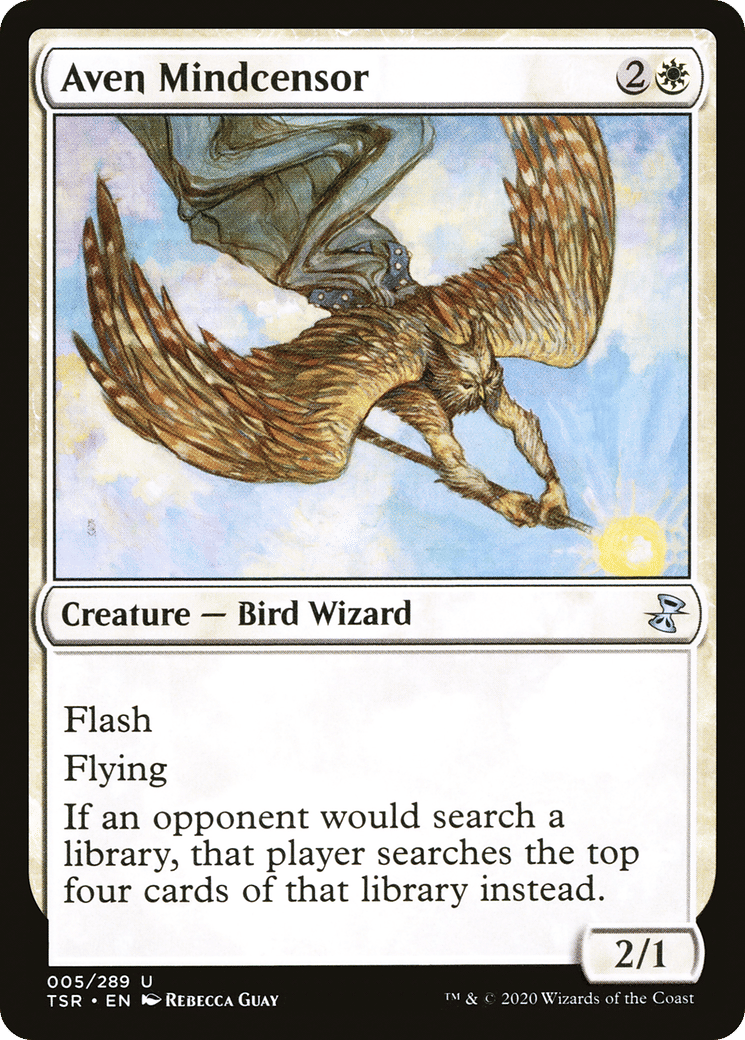 Aven Mindcensor — Time Spiral Remastered — Magic: The Gathering