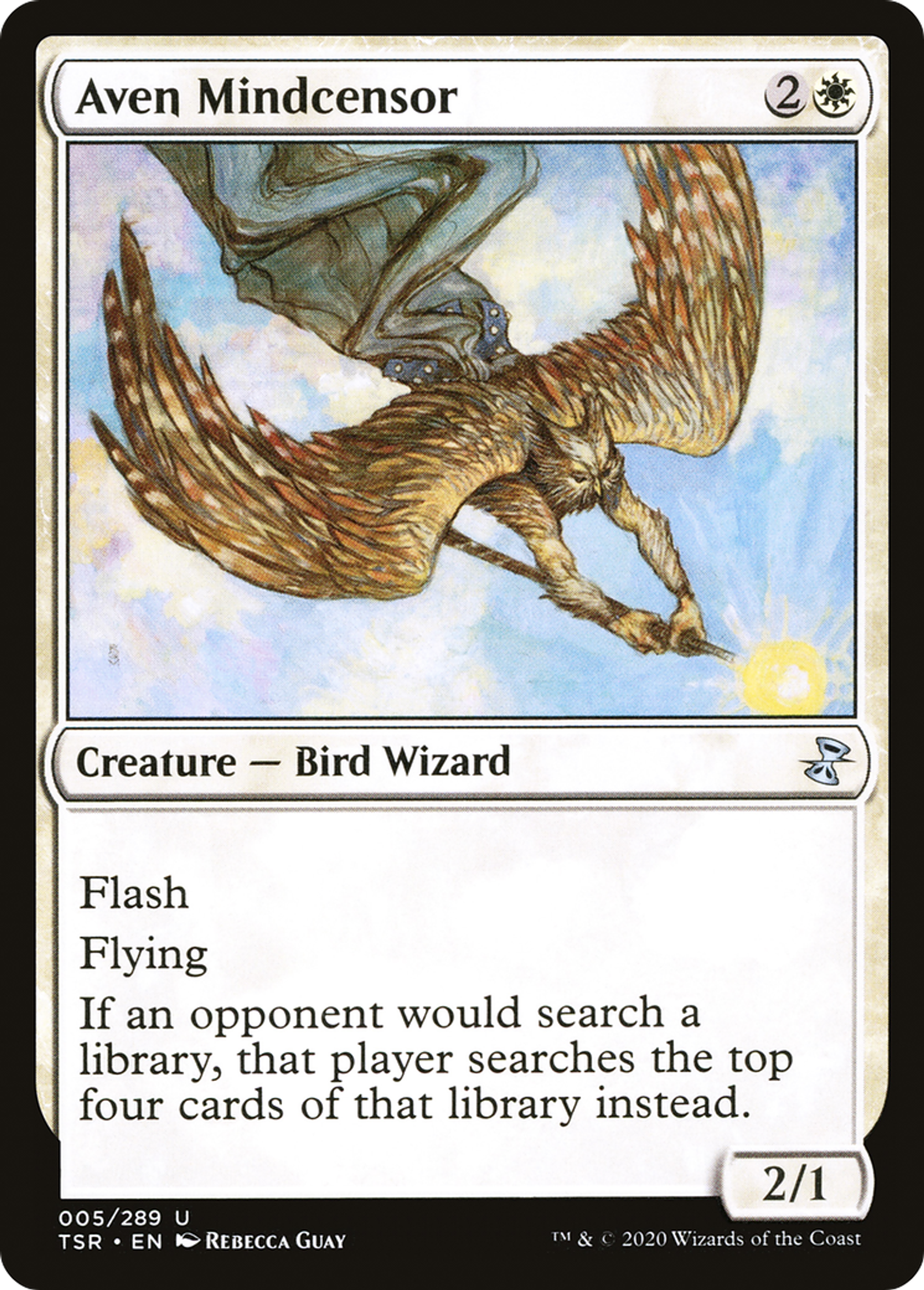 Aven Mindcensor — Time Spiral Remastered — Magic: The Gathering