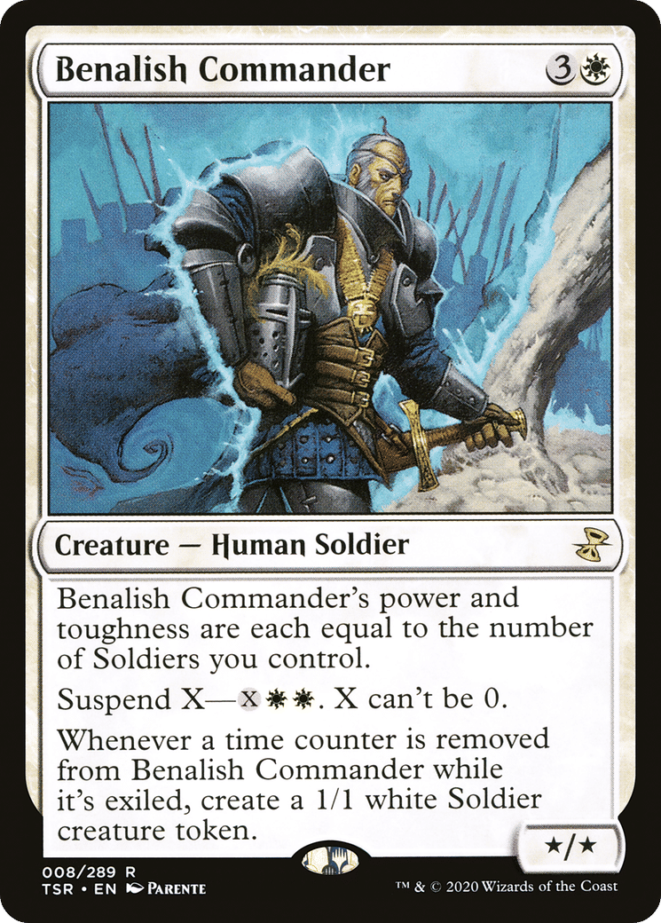 Benalish Commander — Time Spiral Remastered — Magic: The Gathering
