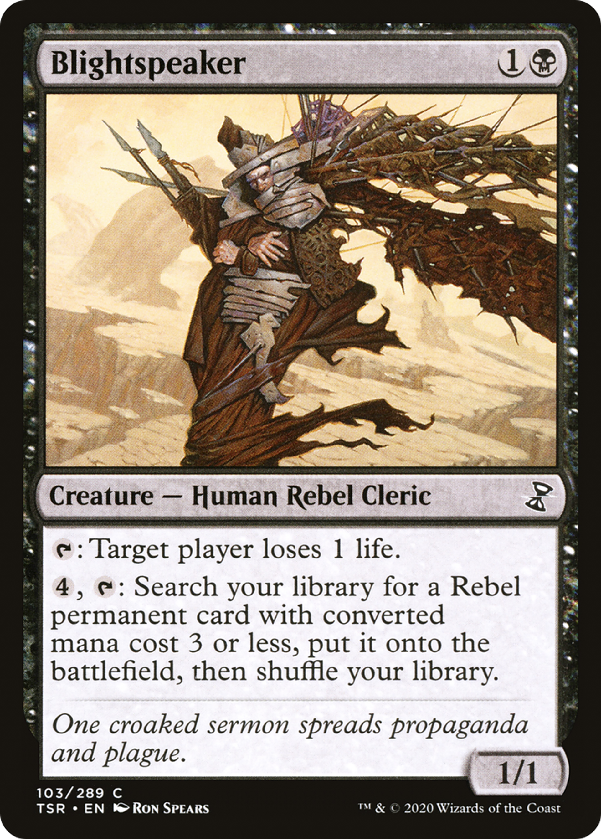 Orateur de peste — Time Spiral Remastered — Magic: The Gathering