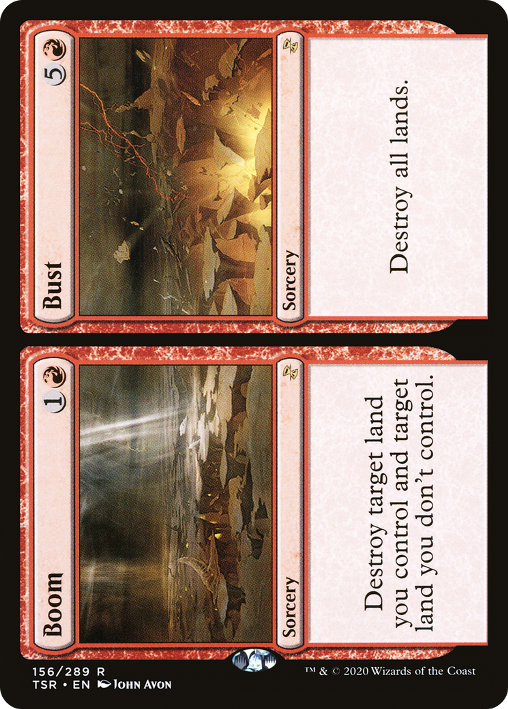 Boom // Bust — Time Spiral Remastered — Magic: The Gathering