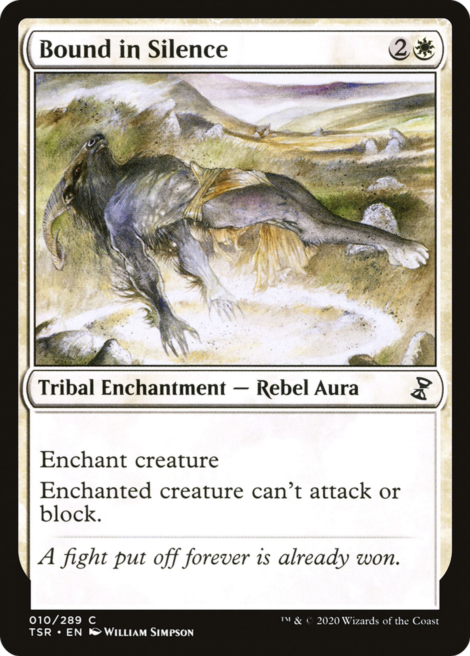 Bound in Silence — Time Spiral Remastered — Magic: The Gathering