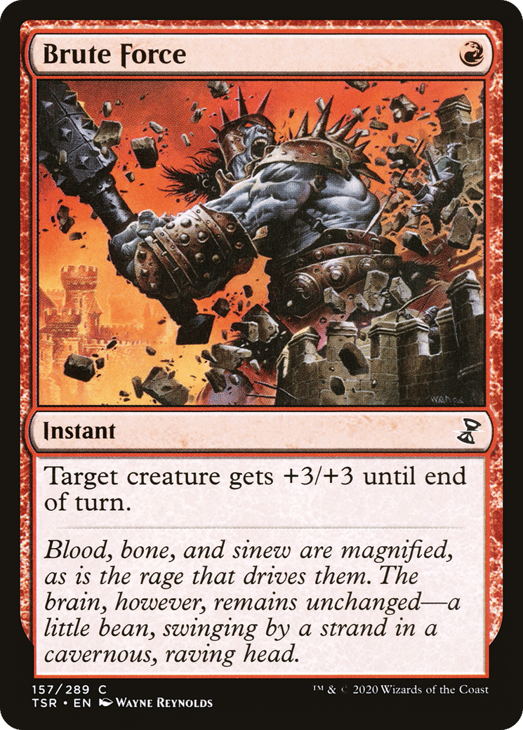 Brute Force — Time Spiral Remastered — Magic: The Gathering