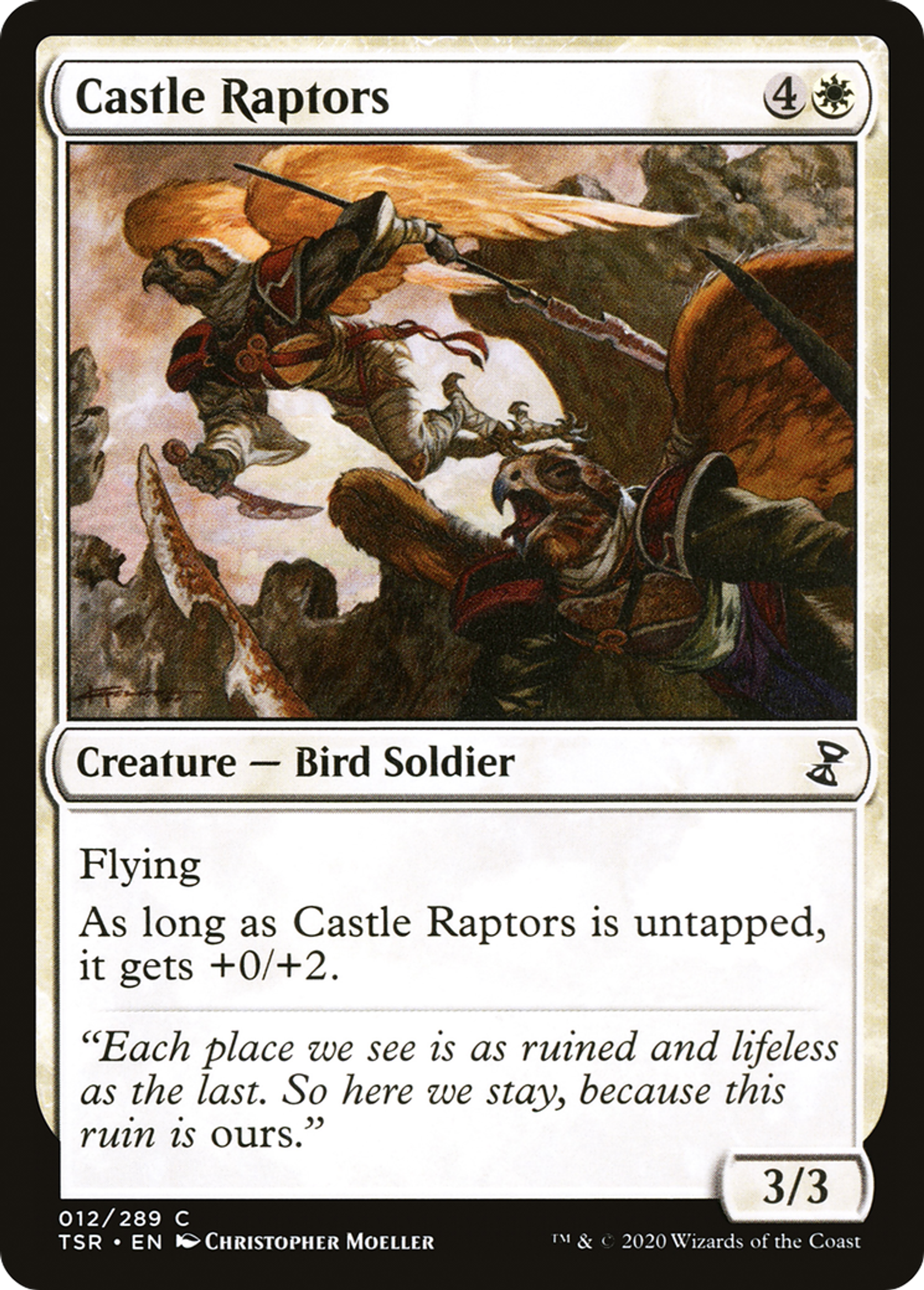 Castle Raptors — Time Spiral Remastered — Magic: The Gathering