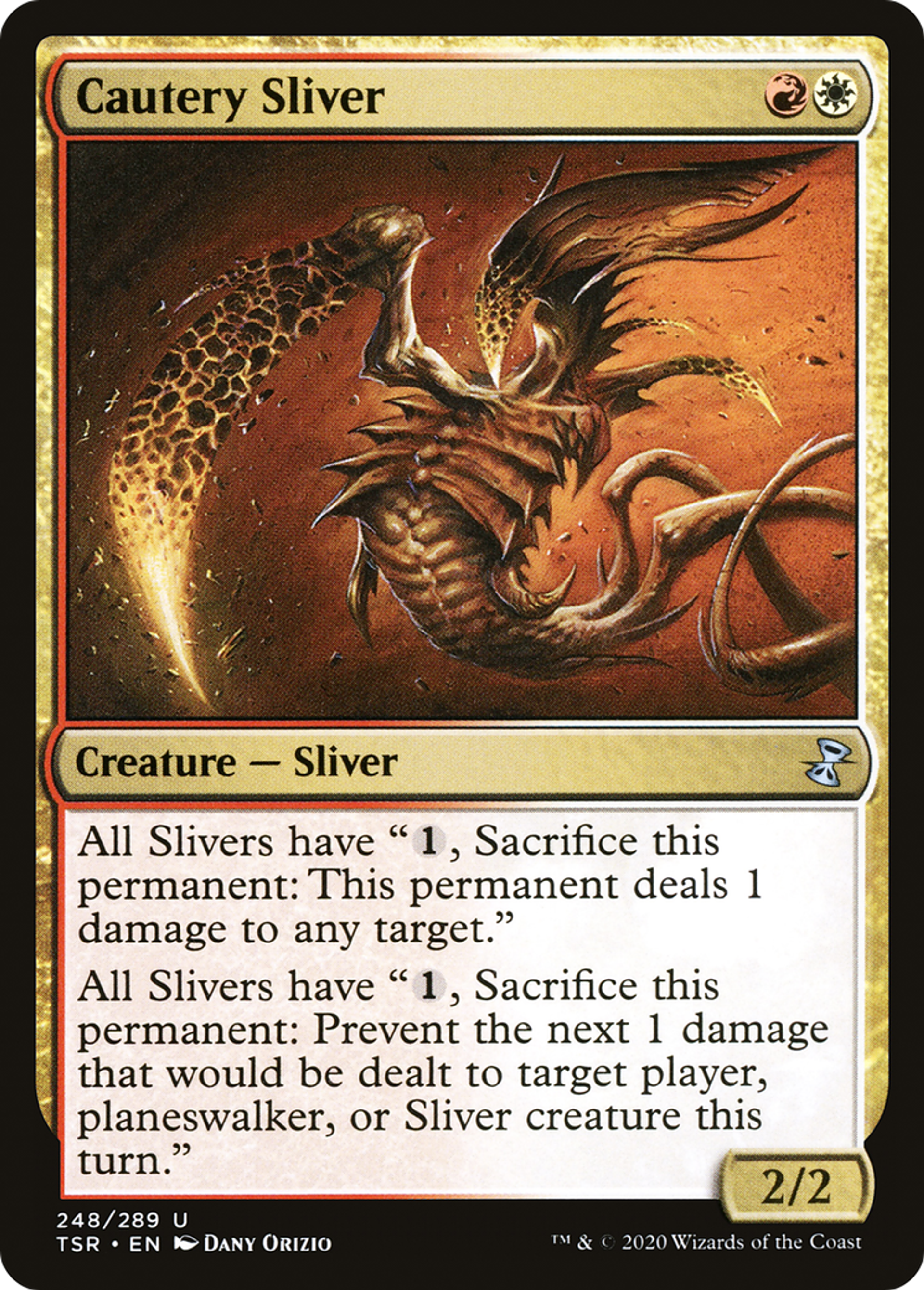 Cautery Sliver — Time Spiral Remastered — Magic: The Gathering