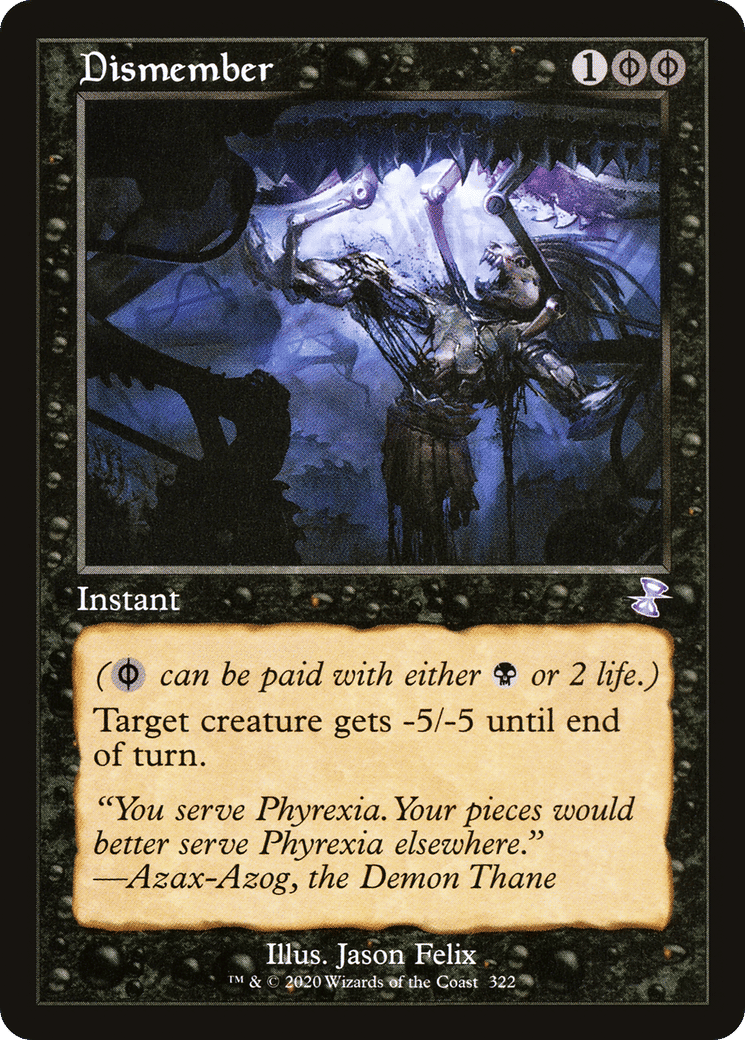Dismember — Time Spiral Remastered — Magic: The Gathering
