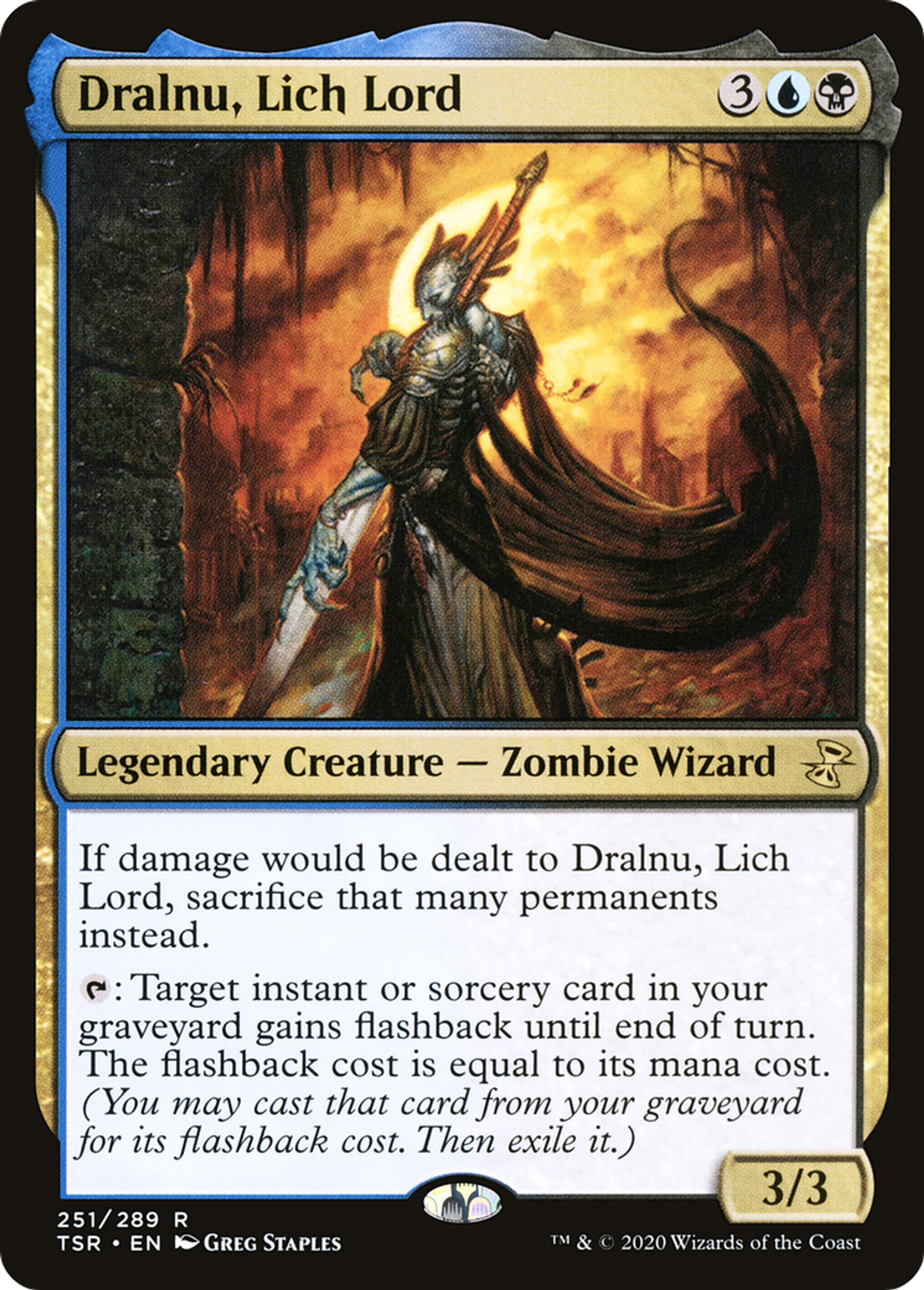 Dralnu, seigneur liche — Time Spiral Remastered — Magic: The Gathering