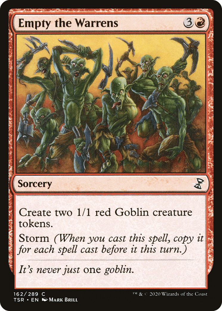 Empty the Warrens — Time Spiral Remastered — Magic: The Gathering